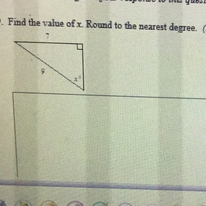 Nearest degree round value find question