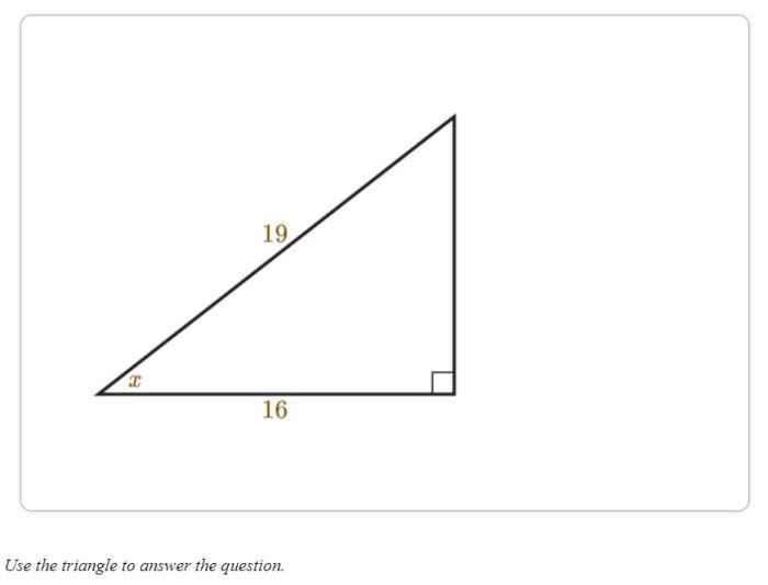 Find the value of x. round to the nearest degree