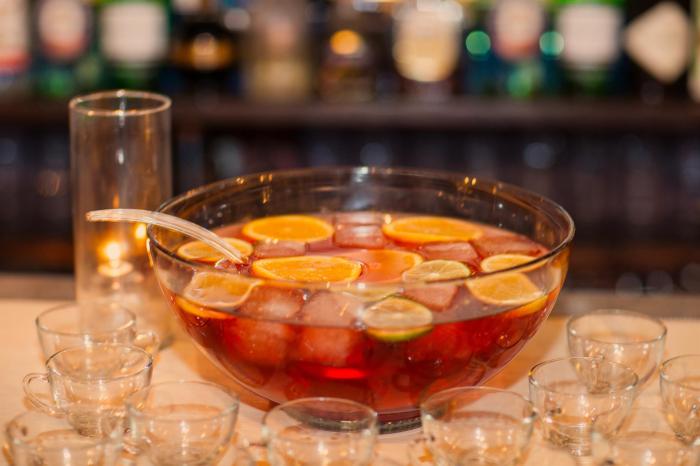 Communal sources of alcohol like punch bowls can contain