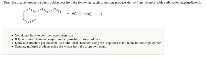 Obtained draw major reaction answer alkyl expect undergoes halide following when part e2 occur starting submit material if interactive mode